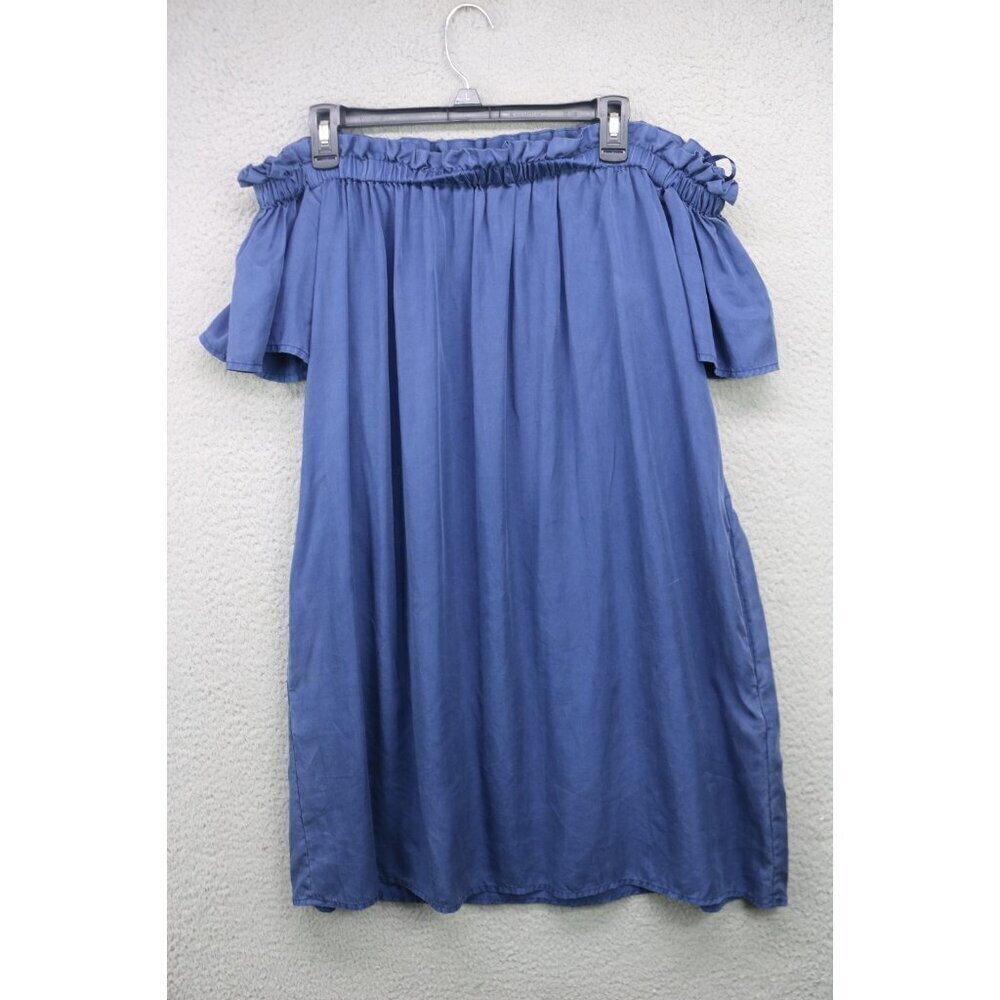 French Connection Off the Shoulders Dress-Size 8-Pockets-Preppy